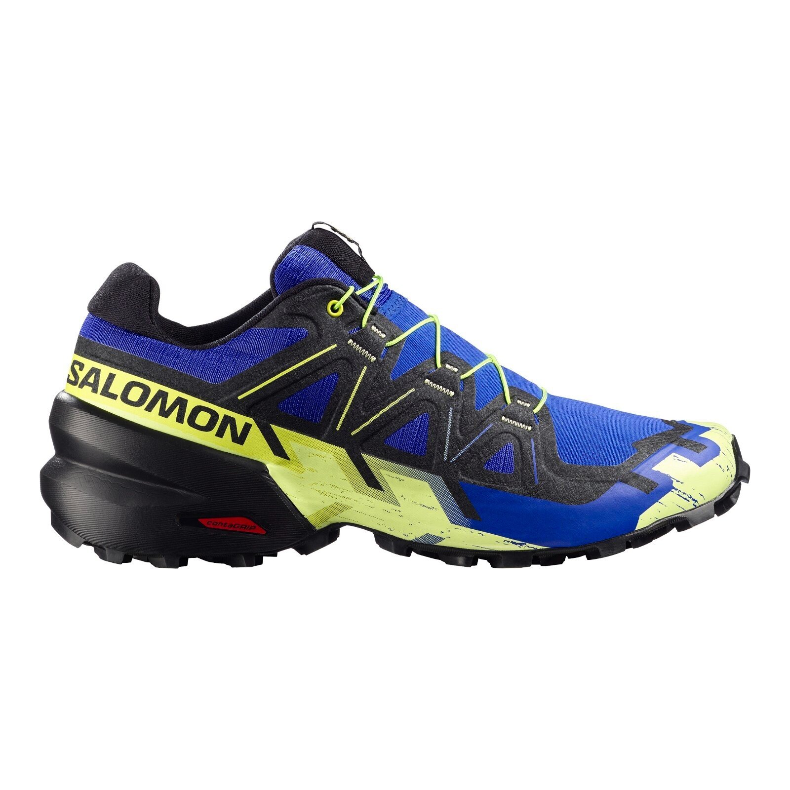 Męskie buty do biegania Salomon Speedcross 6 Bluing/Black/Acid Lime UK 8,5