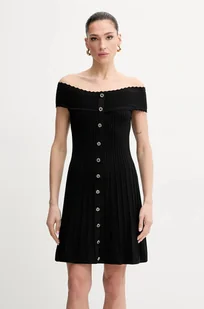 Morgan sukienka RMELDO kolor czarny mini rozkloszowana RMELDO - Sukienki - miniaturka - grafika 1