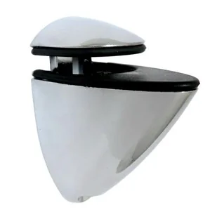 Podpórka Uchwyt półki szklanej Chrom do szkła 16mm - Meble modułowe i akcesoria - miniaturka - grafika 1