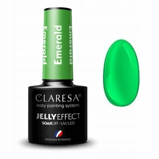 Claresa Jelly Blue lakier hybrydowy 5 ml - Lakiery do paznokci - miniaturka - grafika 4