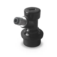 Akcesoria i części AGD - Szybkozłączka czarna złączka BALL LOCK z gwintem - miniaturka - grafika 1