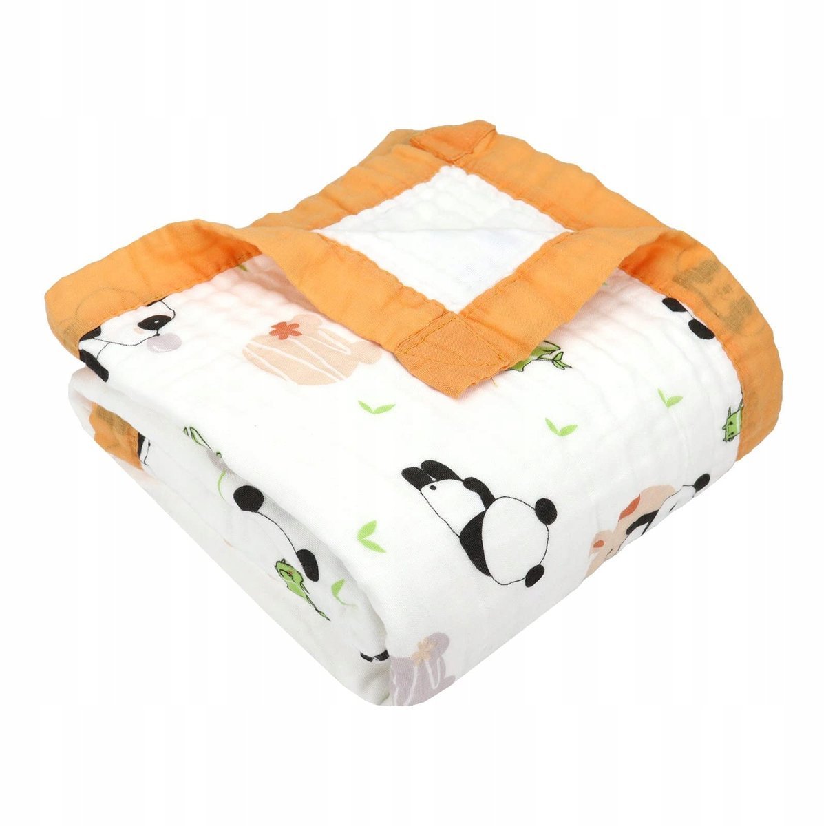 HIVIA Kocyk Dziecięcy 6 Warstw Bawełna 110x110 cm Unisex