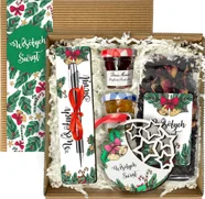 Świąteczny zestaw prezentowy Święta Mikołajki herbata bombka dla klientów