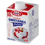 Śmietana - Mlekovita Śmietanka Polska UHT 30% 500 ml - miniaturka - grafika 1