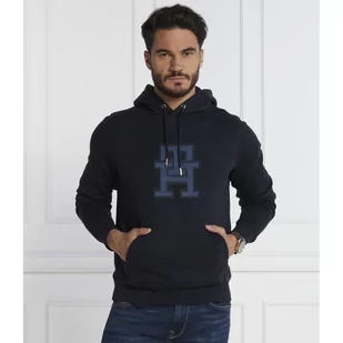 Tommy Hilfiger Bluza MONOGRAM APPLIQUE HOODY | Regular Fit - Bluzy męskie - miniaturka - grafika 1