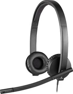 Słuchawki z mikrofonem Logitech H570E  981-000575 - Słuchawki - miniaturka - grafika 1
