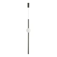 Lampy sufitowe - Lampa wisząca O-LINE LED 93 cm czarna ST-1689L BK Step Into Design - miniaturka - grafika 1