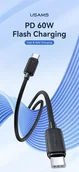 Kable USB - Kabel USAMS KY Series US-SJ701 60W USB-C do USB-C 3m czarny - miniaturka - grafika 1