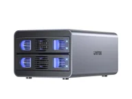 Obudowy i kieszenie na dyski twarde - UNITEK Obudowa RAID SATA 2.5"/3.5" - 4 tryby, 40TB, USB-C, 10Gb/s S1308C01-EU - miniaturka - grafika 1