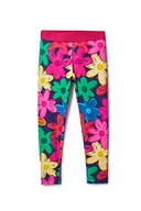 Legginsy - Desigual Sena dziewczęce legginsy, niebieski, 8 Jahre Slim - miniaturka - grafika 1