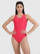 Stroje kąpielowe - 4F Kostium kąpielowy jednoczęściowy damski 4FWSS25USWSF082-54S Różowy Roz. XXL - miniaturka - grafika 1