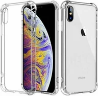 Etui i futerały do telefonów - Silikonowe etui ze wzmocnionymi krawędziami do Apple iPhone XS Max - przezroczyste KP23603 - miniaturka - grafika 1