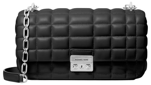 Michael Kors LG Conv Chain Shldr, torebka damska, pojedyncza, czarne, Taglia unica