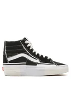 Trampki męskie - Vans Tenisówki Sk8-Hi Reconstruct VN0005UK6BT1 Czarny - miniaturka - grafika 1