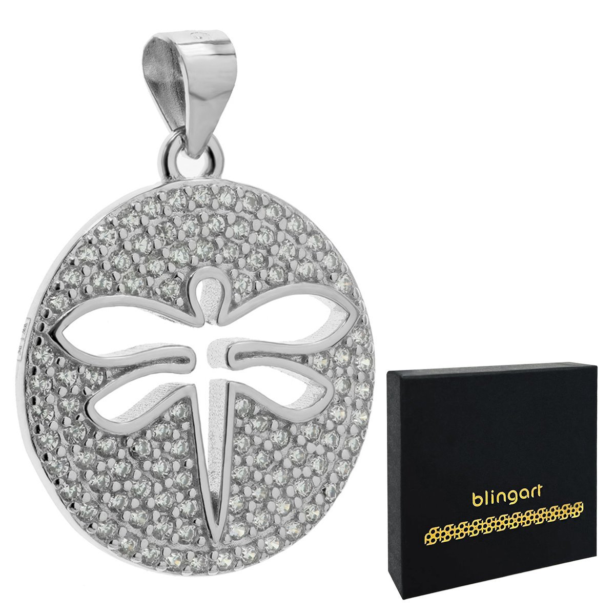 Wisiorek srebrny damski WAŻKA srebro 925