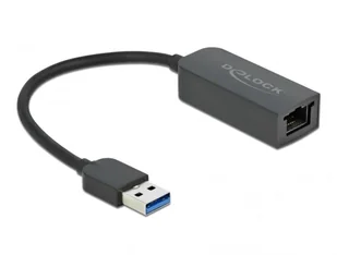 DeLOCK 66646 zmieniacz płci / kabli USB 3.2 Gen 1 RJ45 Czarny - Adaptery i przejściówki - miniaturka - grafika 1
