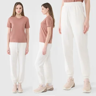 Spodnie Damskie Dresowe 4f Xs Joggery Ttrof1013 Ss25 - Spodnie damskie - miniaturka - grafika 1