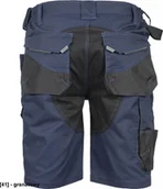 Odzież robocza - CERVA DAYBORO szorty - męskie spodnie robocze, odblaskowe elementy, 100 % TRIFIBETEX - granatowy 52 - miniaturka - grafika 1