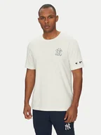 Koszulki męskie - Champion T-Shirt 221037 Biały Standard Fit - miniaturka - grafika 1