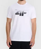 Koszulki męskie - 4F Bawełniany Męski T-Shirt 4FWAW25T TSHM2359-10S # S - miniaturka - grafika 1