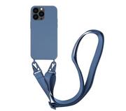 Etui i futerały do telefonów - Vivanco Necklace Cover do iPhone 13 Pro (niebieski) - miniaturka - grafika 1