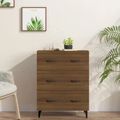 Komody - Komoda, brązowy dąb, 69,5x34x90 cm, materiał drewnopochodny - miniaturka - grafika 1
