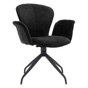 Krzesła - Krzesło obrotowe CA-1030 czarne - miniaturka - grafika 1