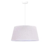 Lampy sufitowe - Duolla - Żyrandol na lince BOUCLE 1xE27/15W/230V śr. 50 cm biały - miniaturka - grafika 1