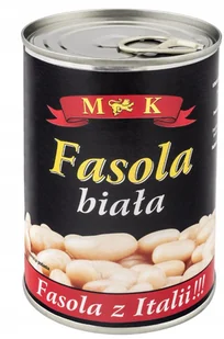 FASOLA BIAŁA Z ITALII MK 400g PUSZKA - Pasztet i przetwory mięsne - miniaturka - grafika 1