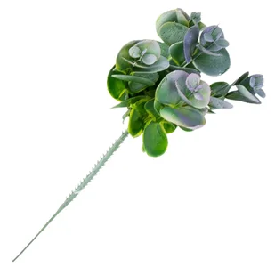 [680476] Gałązka eukaliptus fioletowozielony mały 20cm - Sztuczne kwiaty - miniaturka - grafika 1