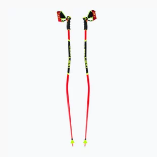 Kije narciarskie LEKI WCR GS 3D czerwone 65267771125  130 cm - Kijki narciarskie - miniaturka - grafika 1