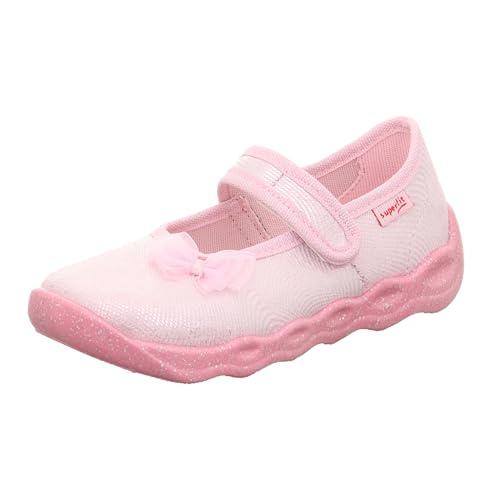 Superfit Bubble 5540 kapcie domowe, różowe/białe, 35 EU szerokie, Różowy biały 5540, 35 EU Weit