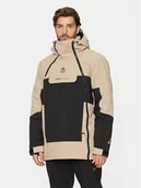 Kurtki narciarskie - Protest Kurtka narciarska Dazzle 6710844 Beżowy Relaxed Fit - miniaturka - grafika 1