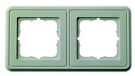 Maskownice do kabli - Telegärtner Double frame for AMJ/UMJ organizer do kabli - miniaturka - grafika 1