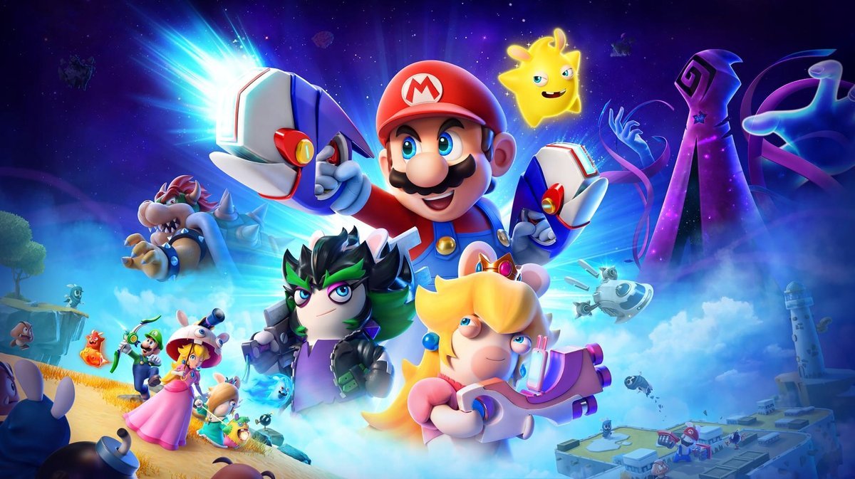 PODKŁADKA POD MYSZ Nadruk 22x18 cm Mario Rabbids Sparks Of Hope Prezent