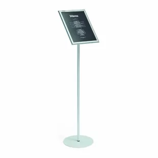 Stojak reklamowy A4 OWZ z ramą aluminiową srebrną – MENU - Systemy ekspozycyjne i znaki informacyjne Stojak reklamowy A4 OWZ z ramą aluminiową srebrną – MENU - Systemy ekspozycyjne i znaki informacyjne - miniaturka - grafika 1