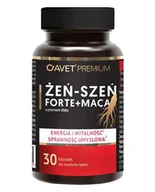 Suplementy naturalne - AVET PHARMA SP. Z O.O. Avet Premium Żeń-szeń Forte + Maca 30 kapsułek 3836121 - miniaturka - grafika 1