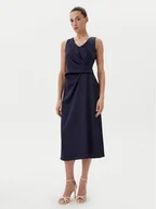 Sukienki - Rinascimento Sukienka koktajlowa CFC0122928003 Granatowy Regular Fit - miniaturka - grafika 1