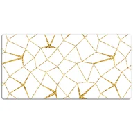 Podkładki na biurko - Mata ochronna z nadrukiem Złota mozaika 120x60 cm, Dywanomat - miniaturka - grafika 1