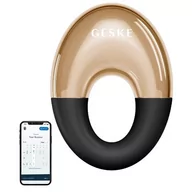 Masażery - Masażer do oczu GESKE Cool & Warm 7w1 Czarno - złoty - miniaturka - grafika 1