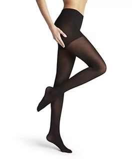 Rajstopy - FALKE Kobiety Rajstopy Shaping Panty 50 DEN W TI Półprzezroczyste 50 Den z efektem modelującym 1 Para, Czarny (Black 3009), S - grafika 1