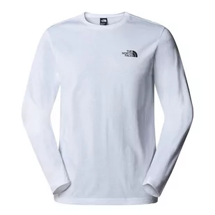 Koszulka The North Face Simple Dome 0A87QNFN41 - biała - Koszulki sportowe męskie - miniaturka - grafika 1