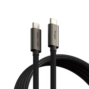 Ringke Kabel USB-C 3.2 gen. 2x2, PD240W, 1m, czarny - Kable USB - miniaturka - grafika 1