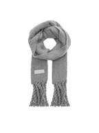 Apaszki i szaliki damskie - Tommy Hilfiger Szalik Tommy Twist Scarf AW0AW15530 Szary - miniaturka - grafika 1