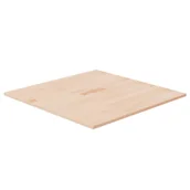 Blaty meblowe i parapety okienne - Kwadratowy blat do stolika, 70x70x1,5 cm, surowe drewno dębowe - miniaturka - grafika 1