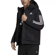 Kurtki męskie - Adidas GT1688 UTILITAS HO JKT kurtka męska czarna XS - miniaturka - grafika 1