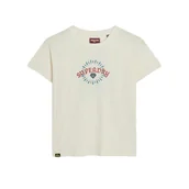 Koszulki i topy damskie - Dopasowany T-shirt z krótkim rękawem Tattoo Rhinestone - miniaturka - grafika 1