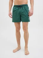 Kąpielówki męskie - Jack & Jones Szorty kąpielowe "Maui" w kolorze zielonym - miniaturka - grafika 1