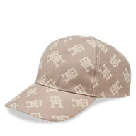 Czapki damskie - Czapka z daszkiem Tommy Hilfiger Contemporary AW0AW15781 Smooth Taupe PKB - miniaturka - grafika 1