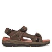 Sandały męskie - Sandały Skechers Tresmen-Hirano 204106/CHOC Brązowy - miniaturka - grafika 1